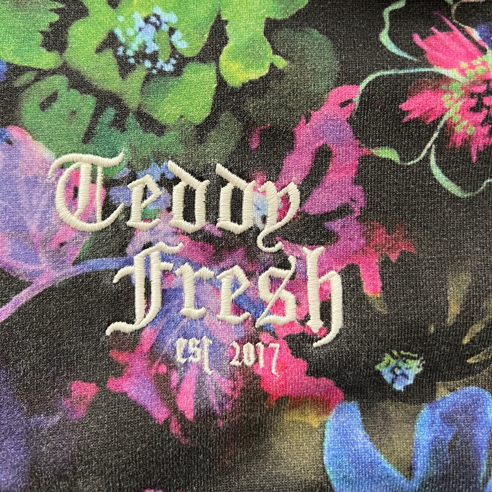Teddy Fresh limited edition floral hoodie